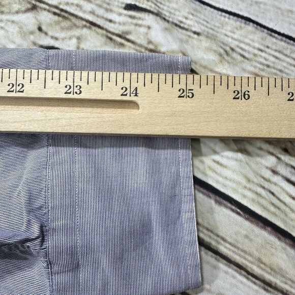 Polo by Ralph Lauren Shirt Mens 16.5” 34/35 Blue Andrew Long Sleeve Button Up - Picture 7 of 9